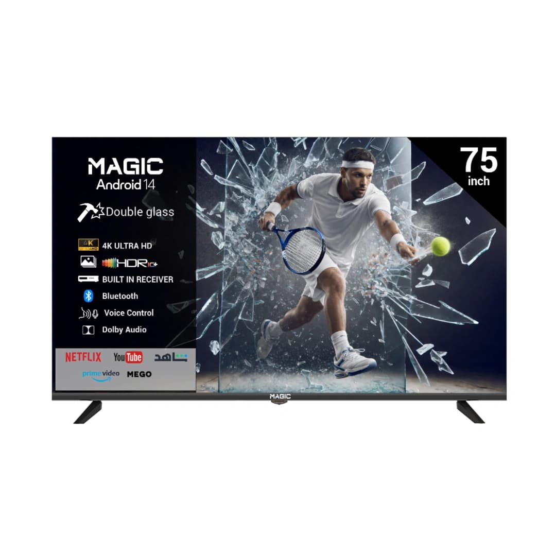 Magic Android 14 – 75 Inch TV (Double Glass)