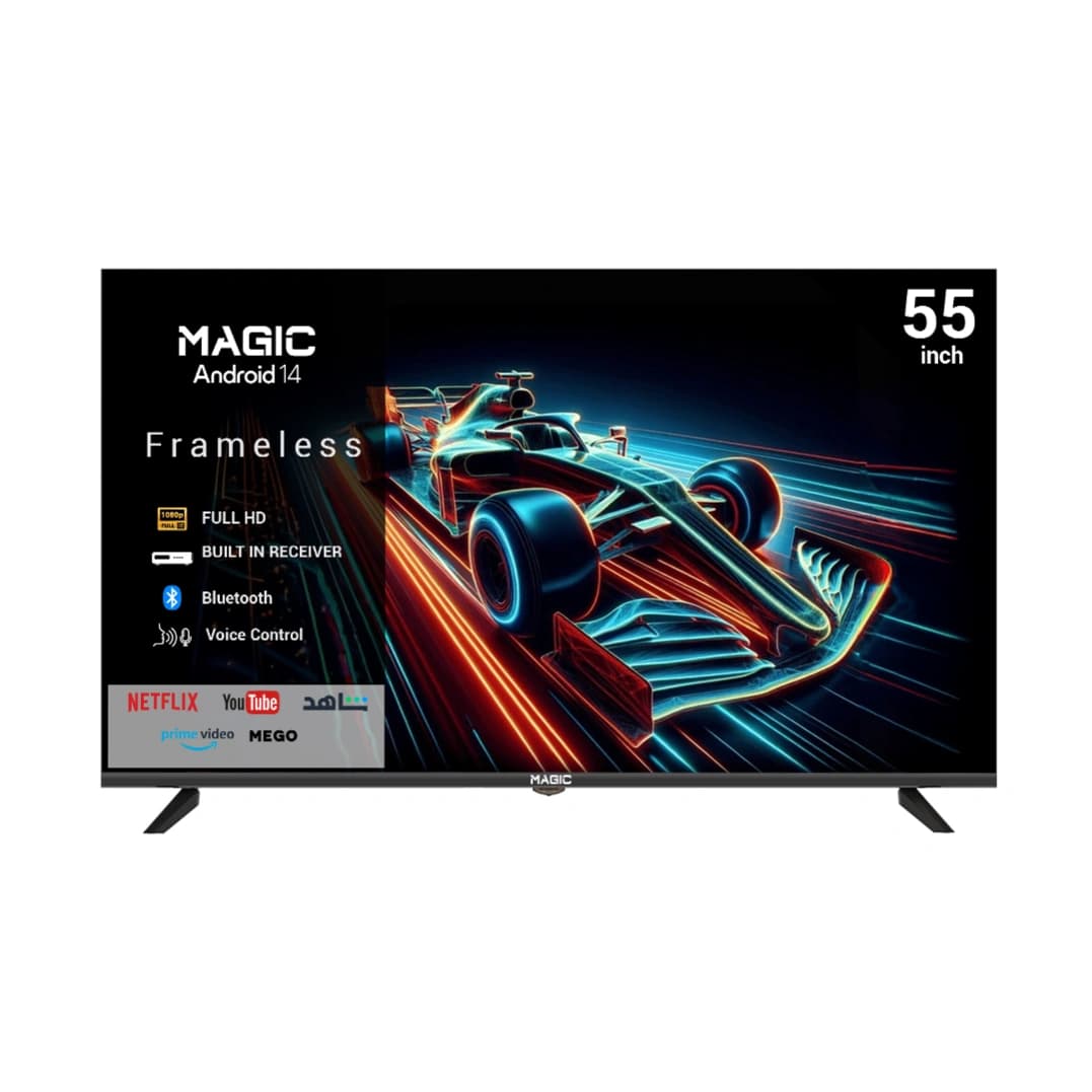 Magic Android 14 – 55 Inch TV Frameless