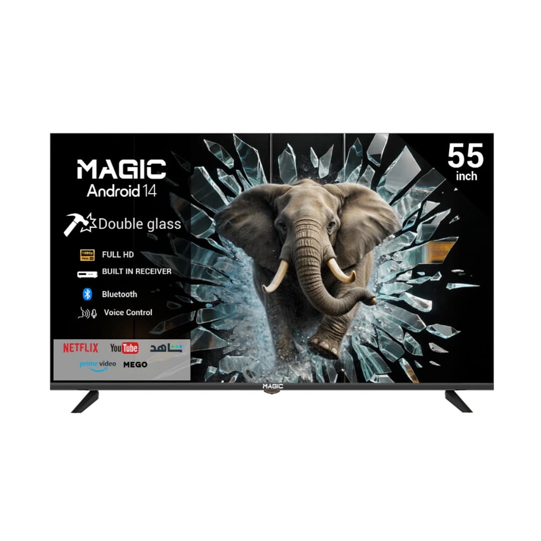 Magic Android 14 – 55 Inch TV Double Glass
