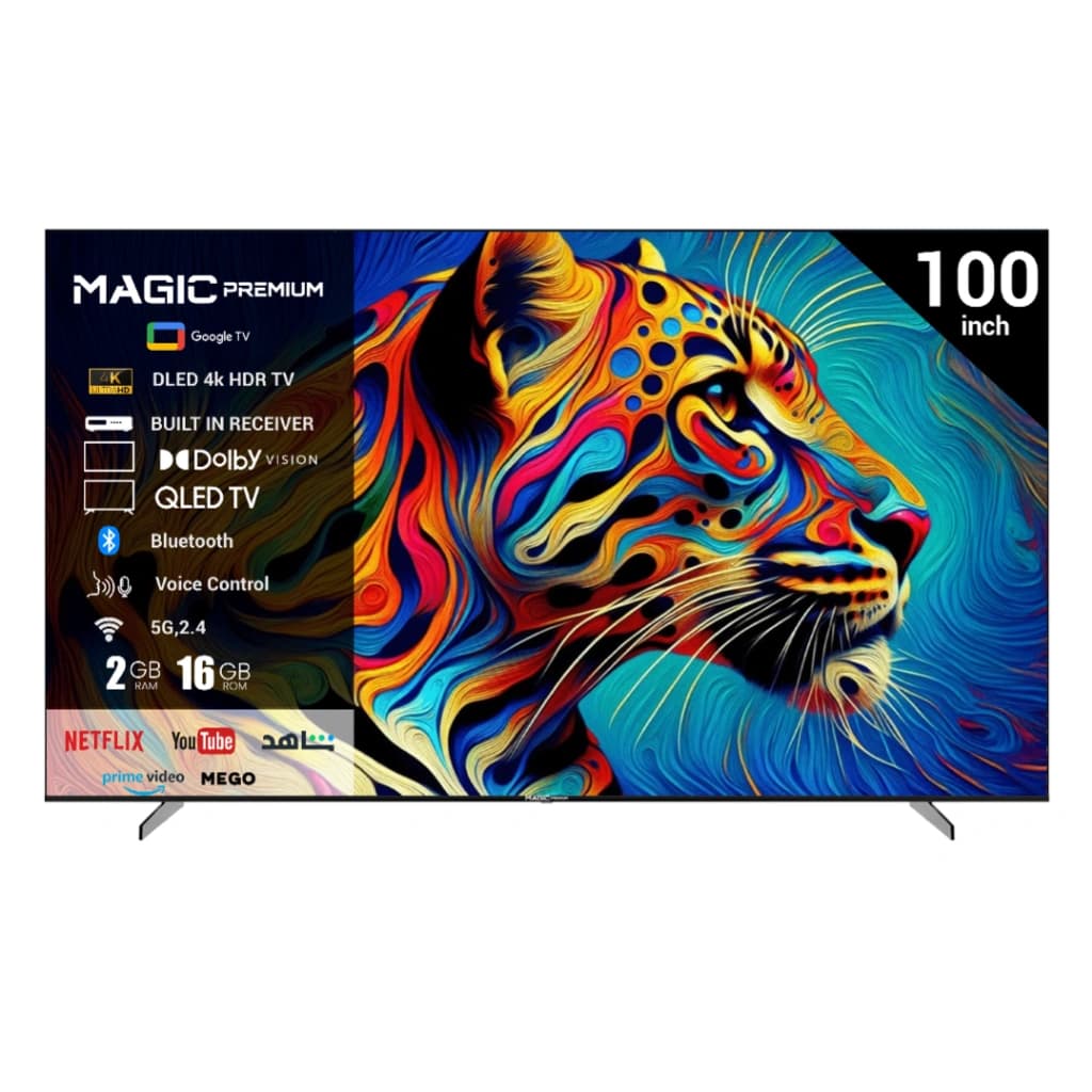 Magic Premium QLED – 100” Official Google TV